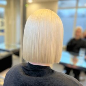 Blonde Bob at Brooklyns Hair Salon in High Wycombe