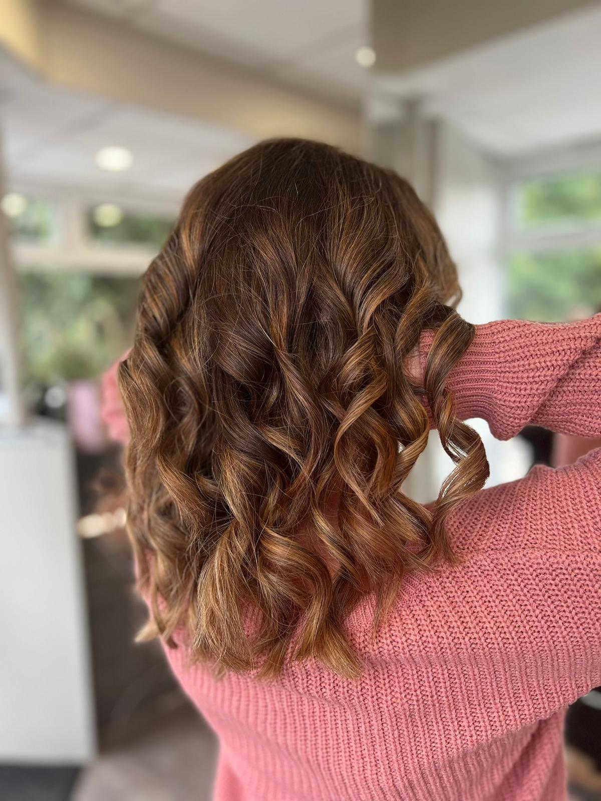 brunette hair colours at top high wycombe hairdressers